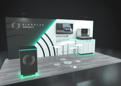 Singular 10x20 inline exhibit