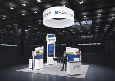 Vector Solutions 20x20 Island Exhibit